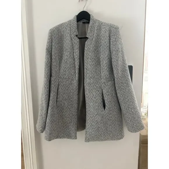 VICI coat light gray Sz L in mint condition  NWOT - Picture 4 of 8